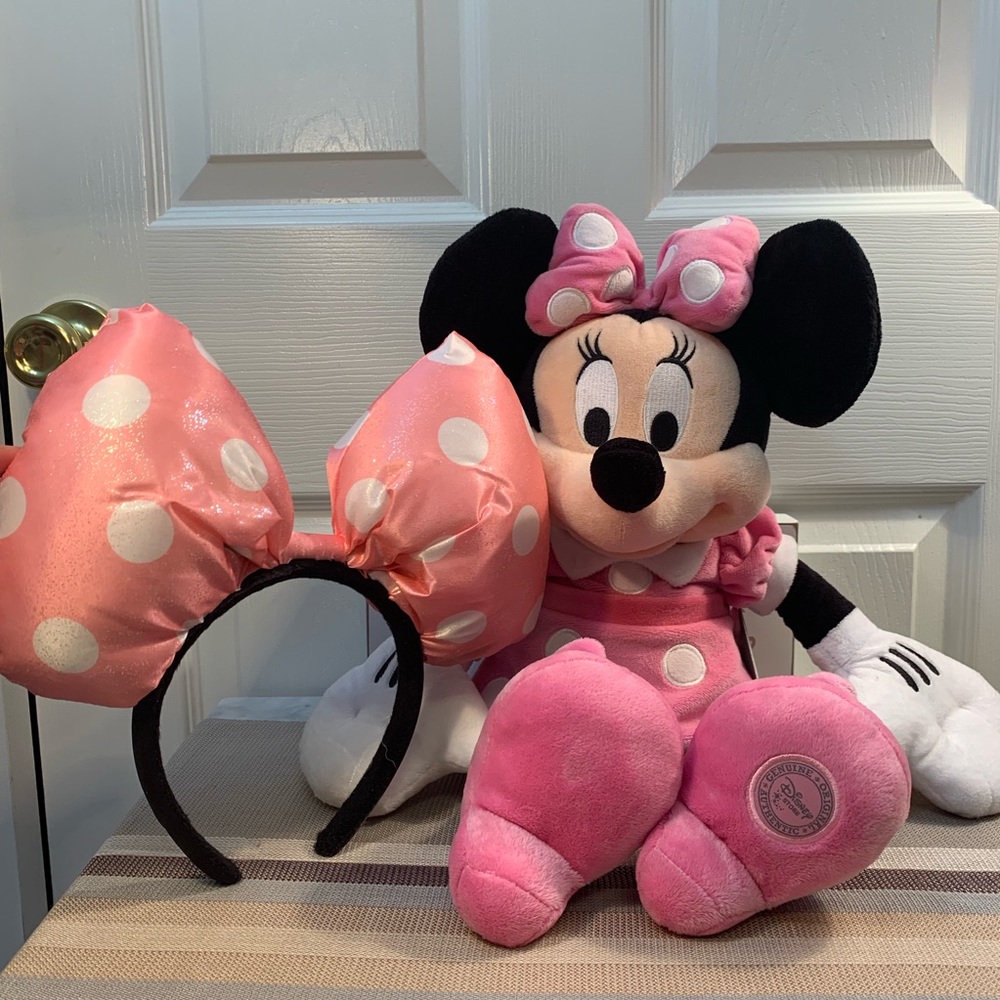DISNEY MINNIE MOUSE DOLL&MINNIE EAR HAIR BRAND